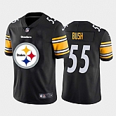 Nike Steelers 55 Devin Bush Black Team Big Logo Vapor Untouchable Limited Jersey Dzhi,baseball caps,new era cap wholesale,wholesale hats